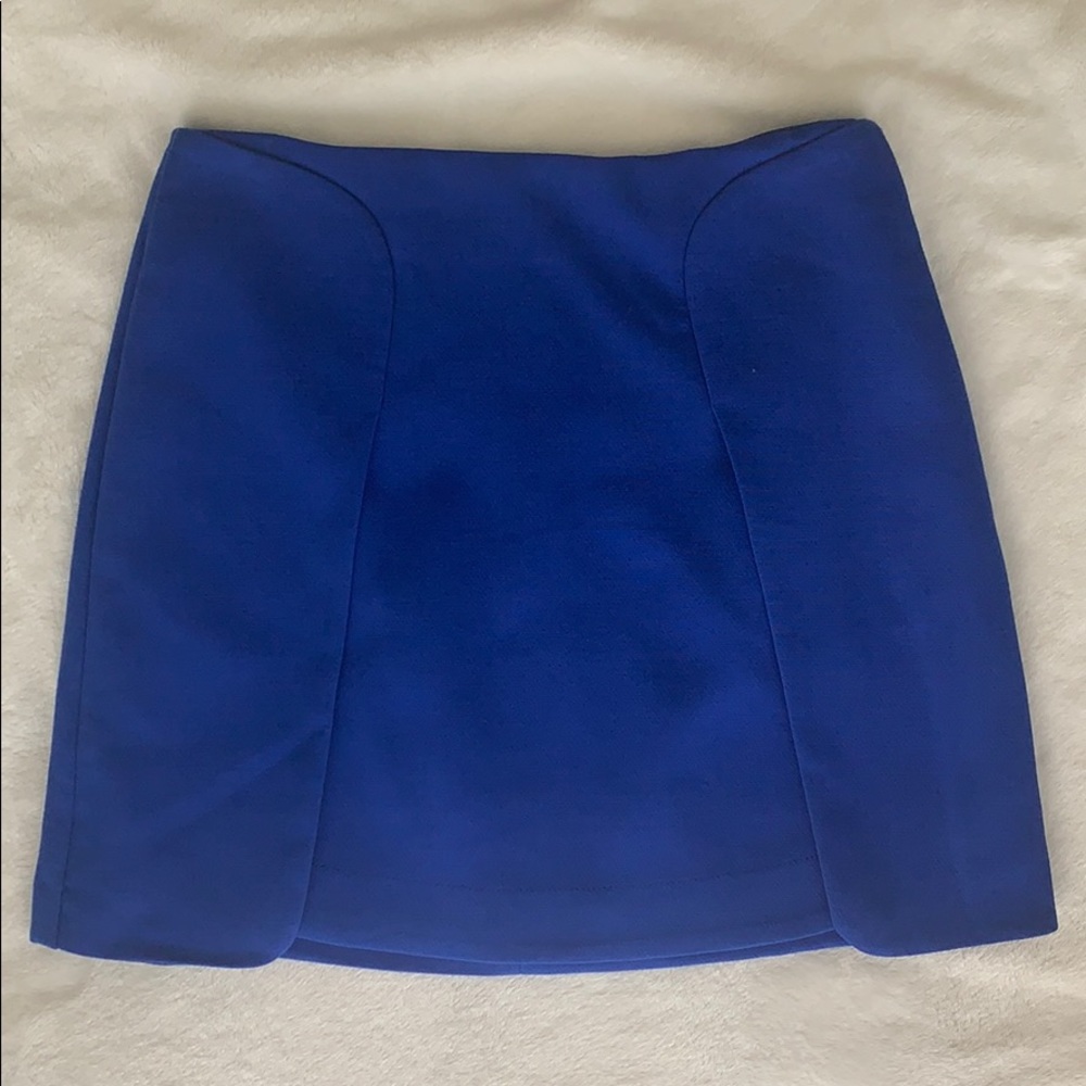 Cobalt blue skirt